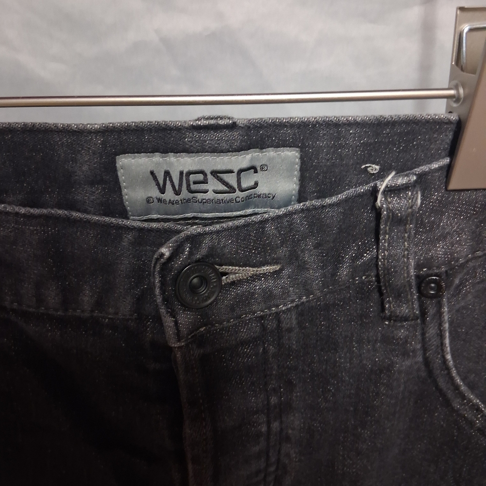 Wesc Black Jeans with Branded Waist Label
